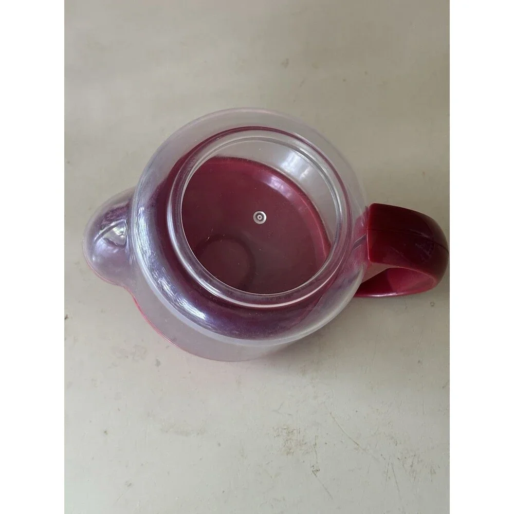 Vintage Little Tykes Party Kitchen Maroon Coffee Pot Carafe Replacement Part